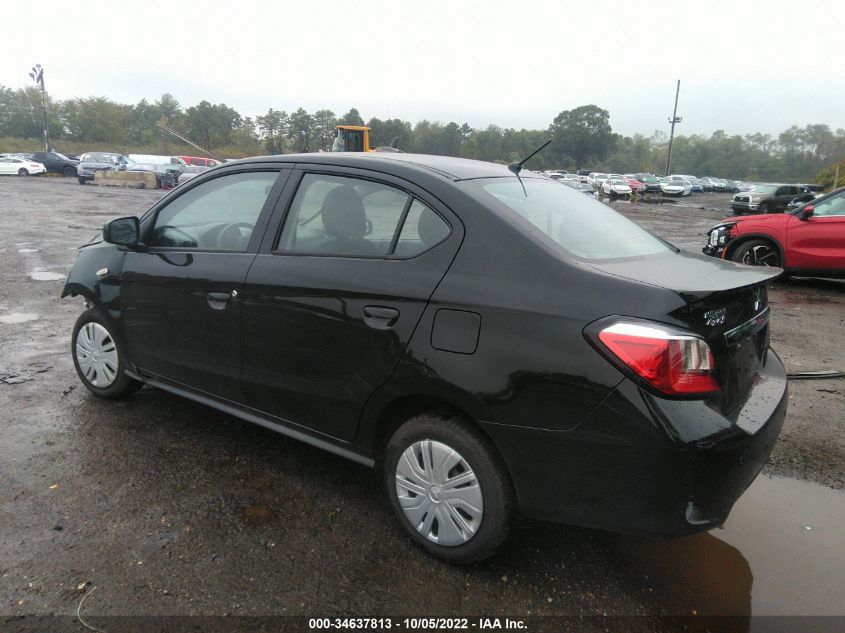 2022 MITSUBISHI MIRAGE G4 ES/LE/BLACK EDITION VIN: ML32FUFJ6NHF07871
