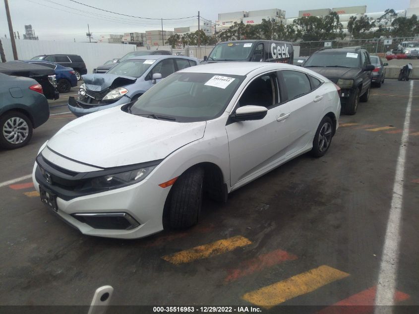 2021 HONDA CIVIC SEDAN LX VIN: 2HGFC2F60MH547796