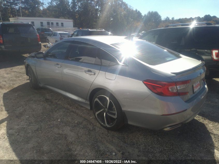 2022 HONDA ACCORD SEDAN SPORT VIN: 1HGCV1F33NA060024