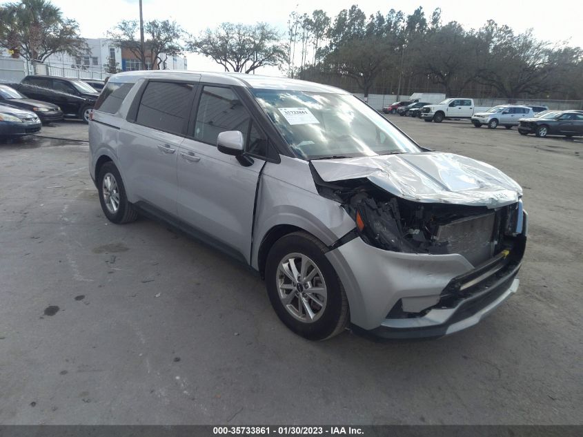 2022 KIA CARNIVAL LXS VIN: KNDNB4H3XN6155777