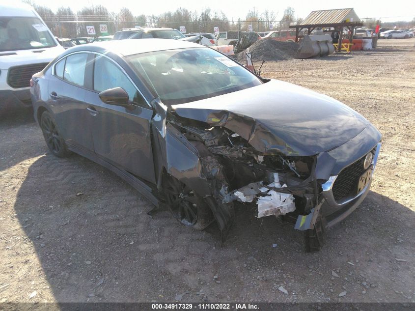 2022 MAZDA MAZDA3 SEDAN CARBON EDITION VIN: 3MZBPACL6NM301471