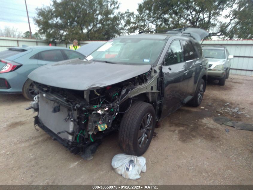 2022 NISSAN PATHFINDER SV VIN: 5N1DR3BA4NC241236