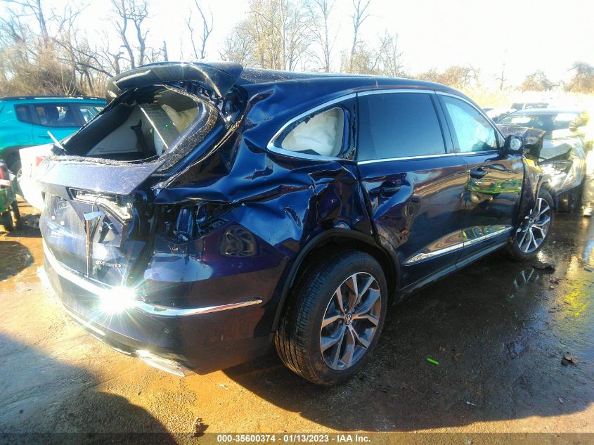 2023 ACURA MDX W/TECHNOLOGY PACKAGE VIN: 5J8YE1H48PL018614
