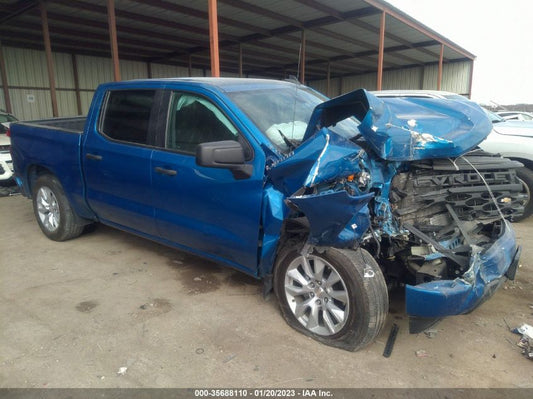 2022 CHEVROLET SILVERADO 1500 CUSTOM VIN: 3GCPABEK1NG536654