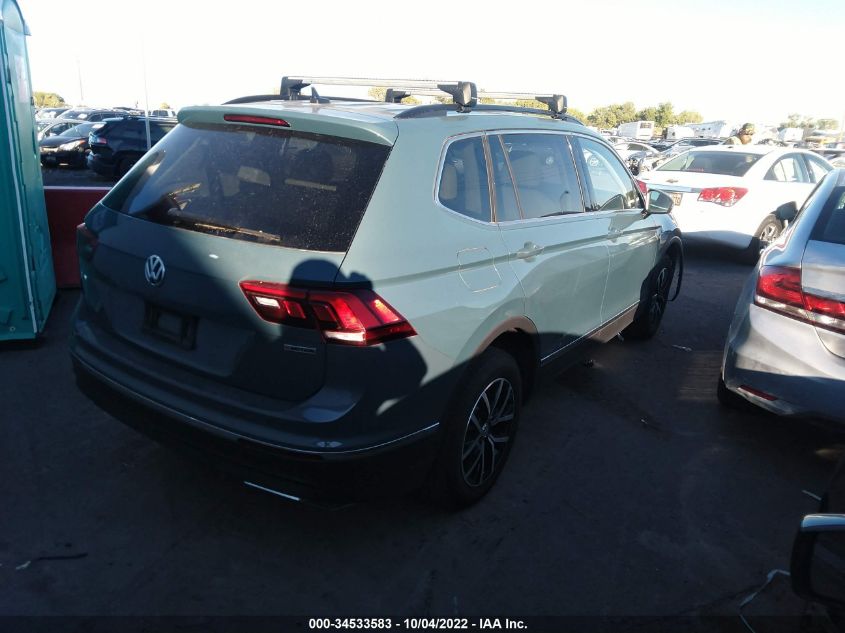 2021 VOLKSWAGEN TIGUAN SE/SE R-LINE BLACK/SEL VIN: 3VV2B7AX0MM094652