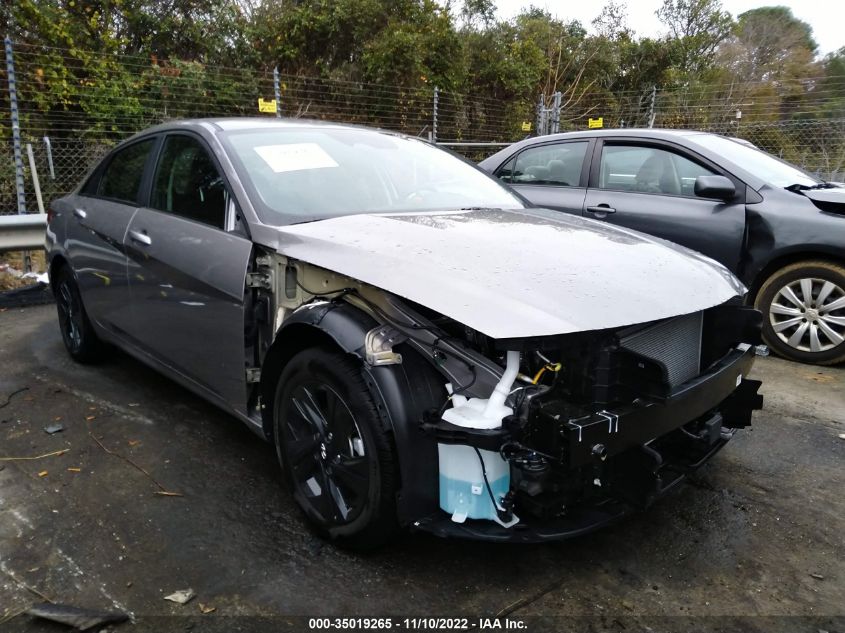 2022 HYUNDAI ELANTRA SEL VIN: KMHLS4AG6NU369693
