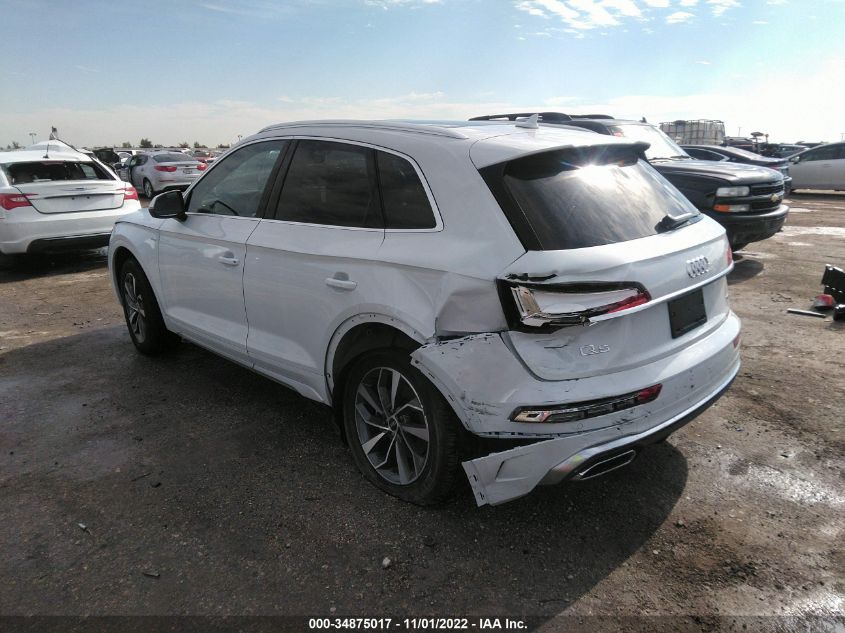 2022 AUDI Q5 S LINE PREMIUM PLUS VIN: WA1EAAFY8N2107812