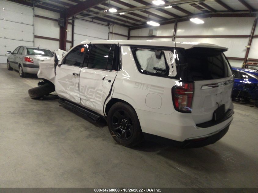 2021 CHEVROLET TAHOE COMMERCIAL VIN: 1GNSKLEDXMR445189