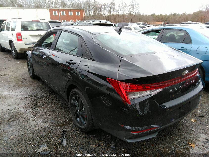 2023 HYUNDAI ELANTRA HYBRID BLUE VIN: KMHLM4AJ1PU057998