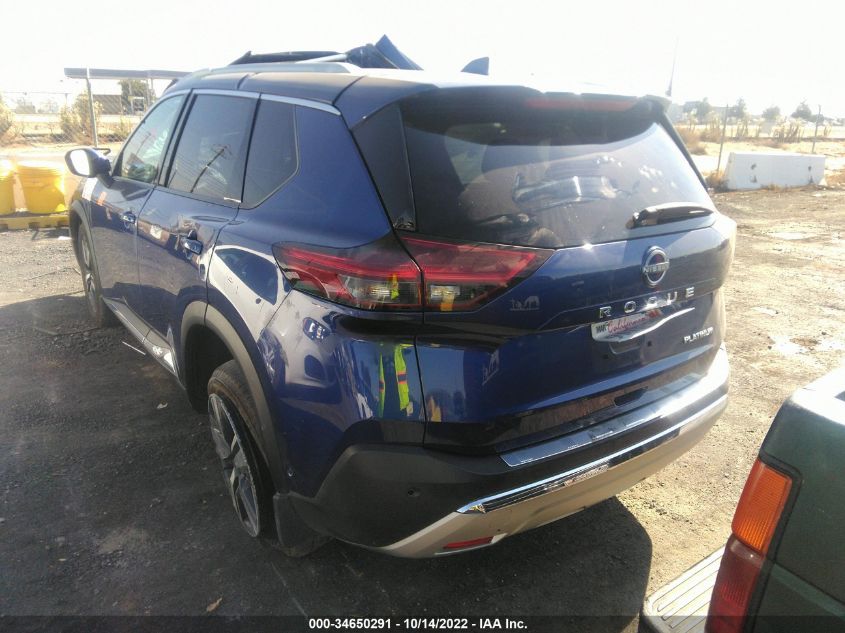 2022 NISSAN ROGUE PLATINUM VIN: JN8BT3DC4NW119362