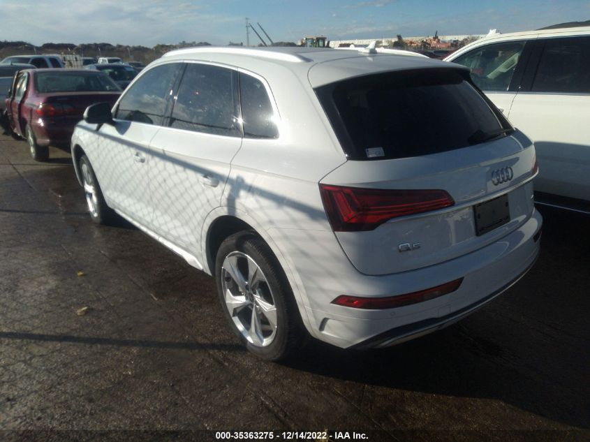 2021 AUDI Q5 PREMIUM PLUS VIN: WA1BAAFY2M2018240