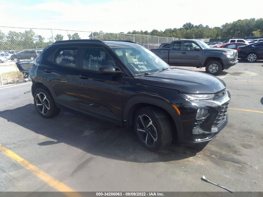 2021 CHEVROLET TRAILBLAZER RS VIN: KL79MTSL3MB039452
