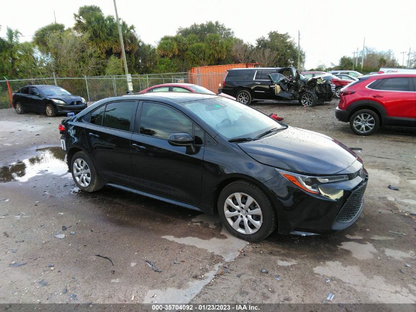 2022 TOYOTA COROLLA LE VIN: JTDEPMAE1NJ219165