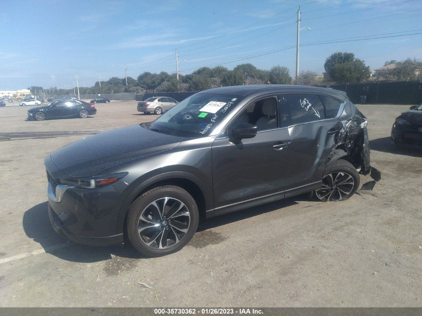2022 MAZDA CX-5 2.5 S PREMIUM PACKAGE VIN: JM3KFBDM7N1633037
