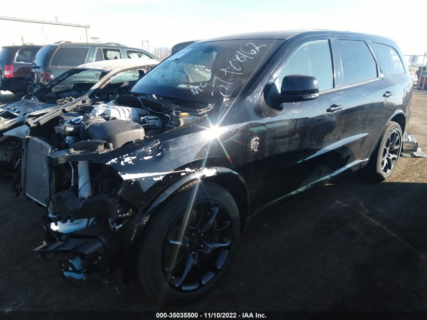 2021 DODGE DURANGO SRT HELLCAT VIN: 1C4SDJH91MC789818