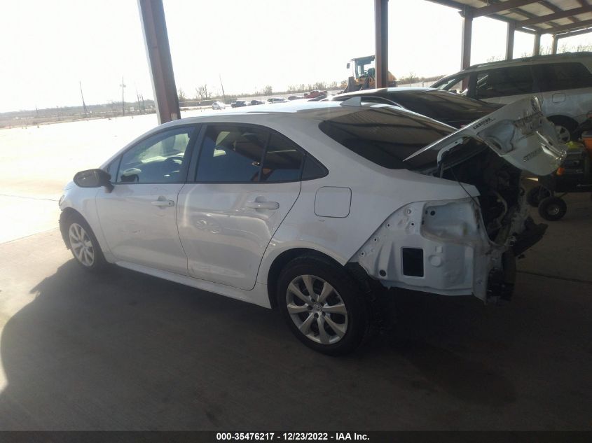 2020 TOYOTA COROLLA LE VIN: 5YFEPRAEXLP103324