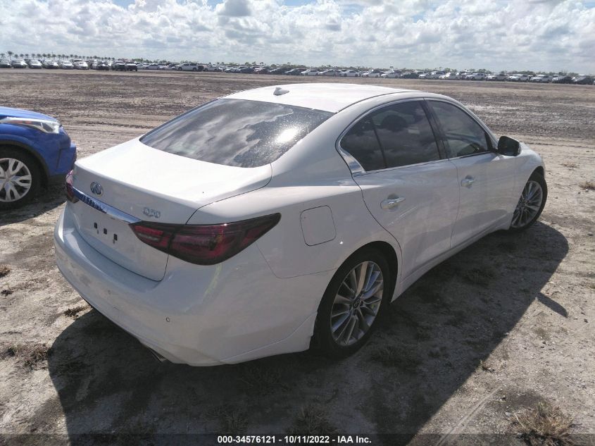 2021 INFINITI Q50 3.0T LUXE VIN: JN1EV7BP4MM704004