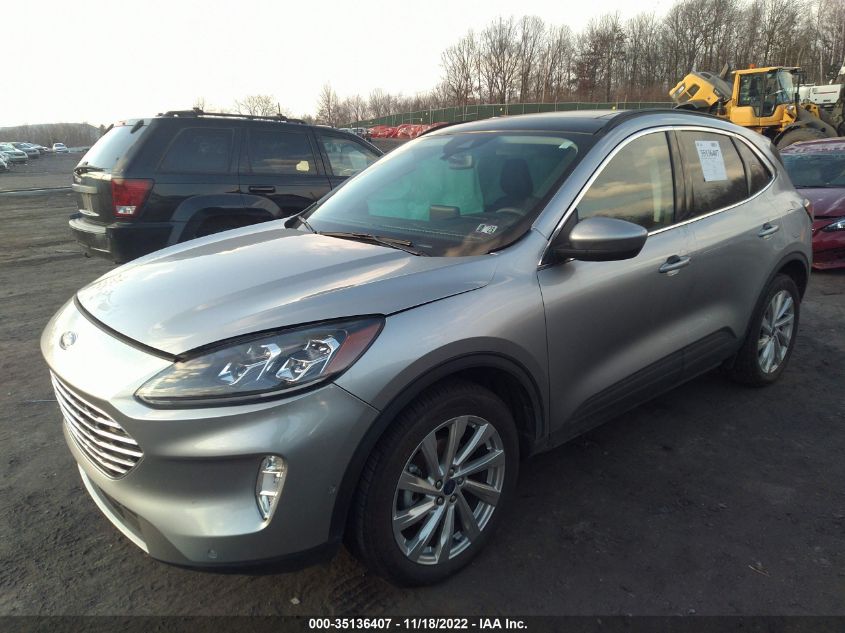 2022 FORD ESCAPE TITANIUM HYBRID VIN: 1FMCU9DZ0NUA03829