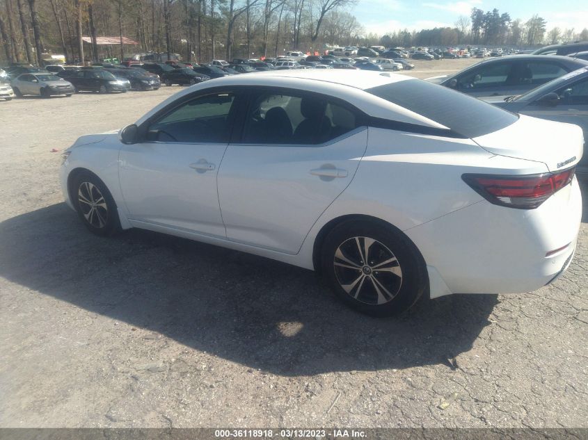 2022 NISSAN SENTRA SV VIN: 3N1AB8CV7NY270931