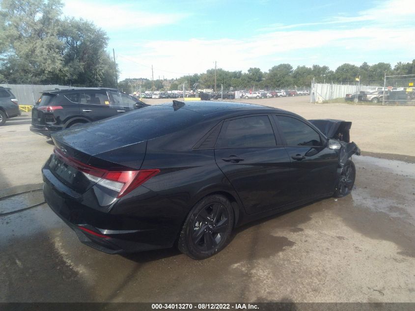 2022 HYUNDAI ELANTRA SEL VIN: 5NPLS4AG8NH083830