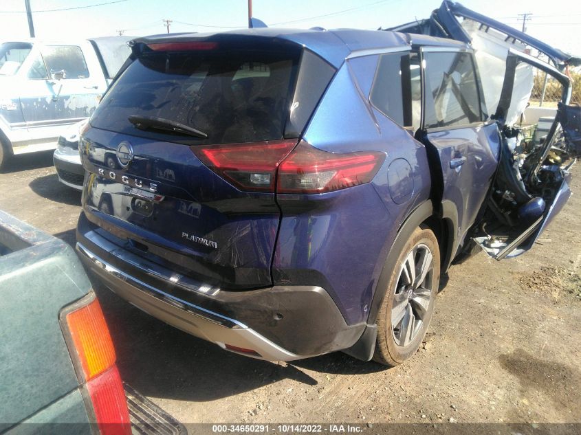 2022 NISSAN ROGUE PLATINUM VIN: JN8BT3DC4NW119362