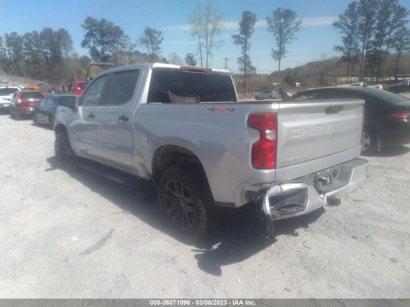 2022 CHEVROLET SILVERADO 1500 CUSTOM VIN: 1GCPDBEK5NZ573035