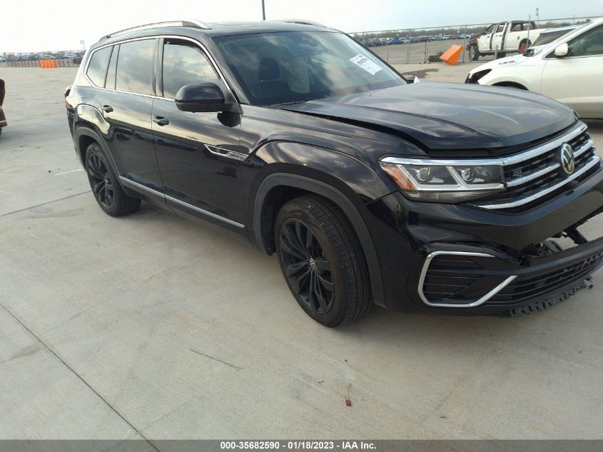 2022 VOLKSWAGEN ATLAS 3.6L V6 SEL PREMIUM VIN: 1V2FR2CA0NC514595