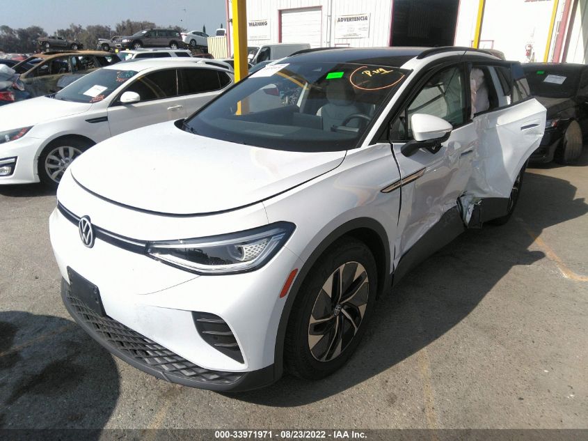 2021 VOLKSWAGEN ID.4 PRO S VIN: WVGTMPE28MP041456