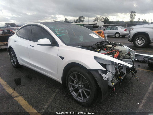 2022 TESLA MODEL 3 VIN: 5YJ3E1EA0NF308591