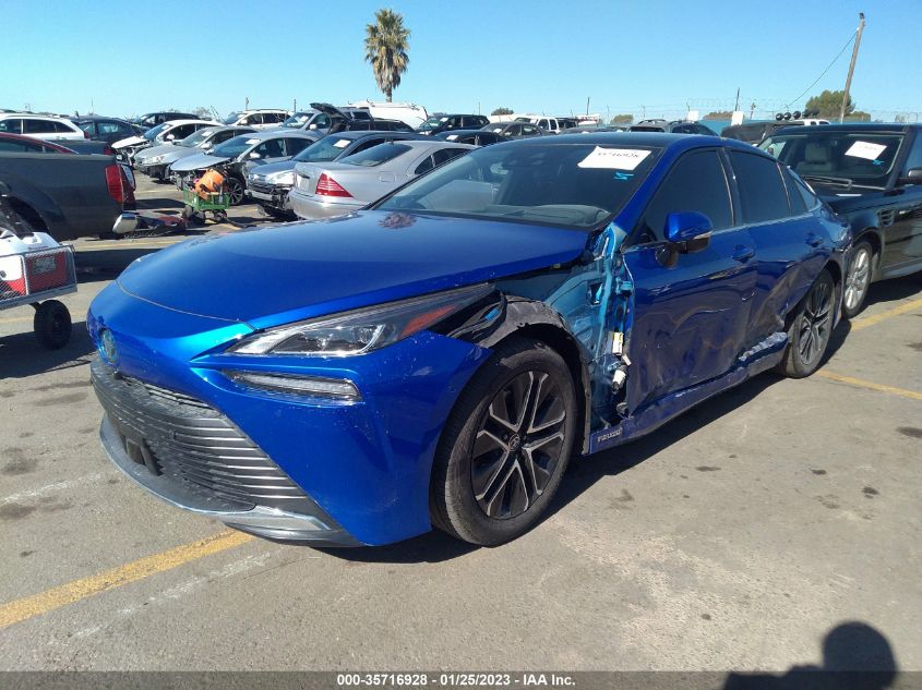 2022 TOYOTA MIRAI XLE/LIMITED VIN: JTDAAAAA3NA004057
