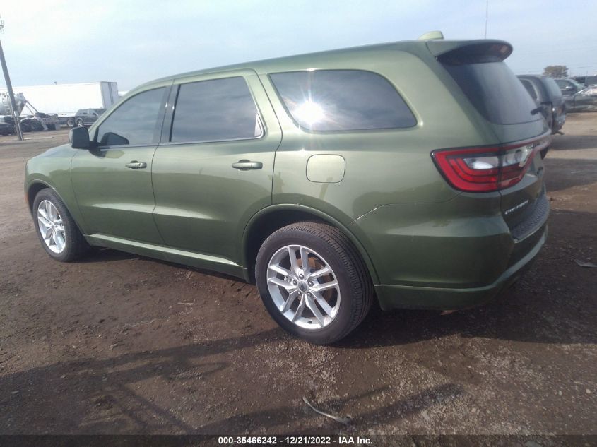 2022 DODGE DURANGO GT PLUS VIN: 1C4RDHDGXNC102980