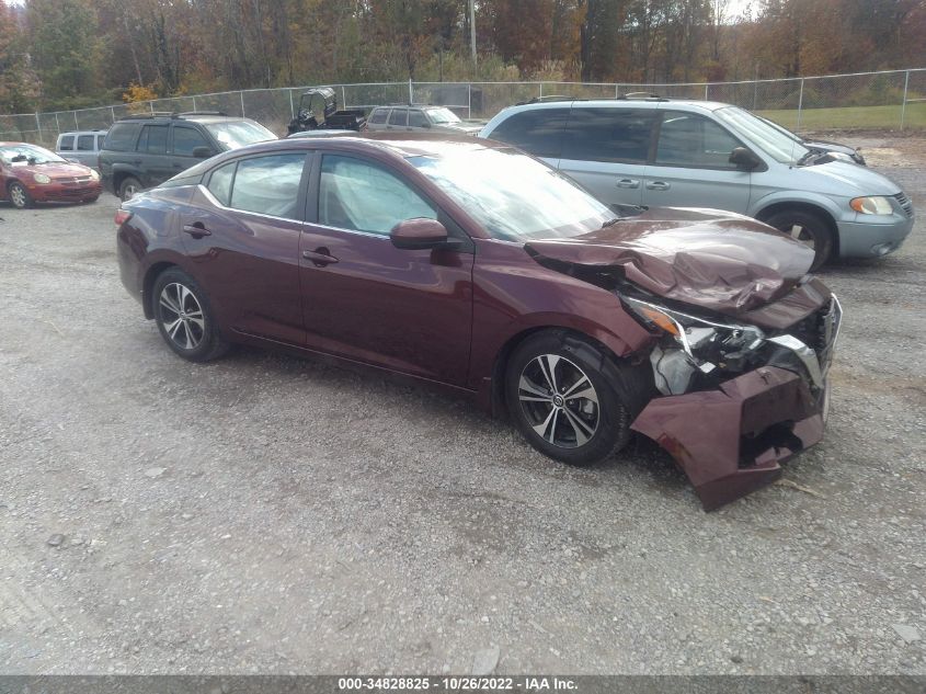 2021 NISSAN SENTRA SV VIN: 3N1AB8CV6MY262723