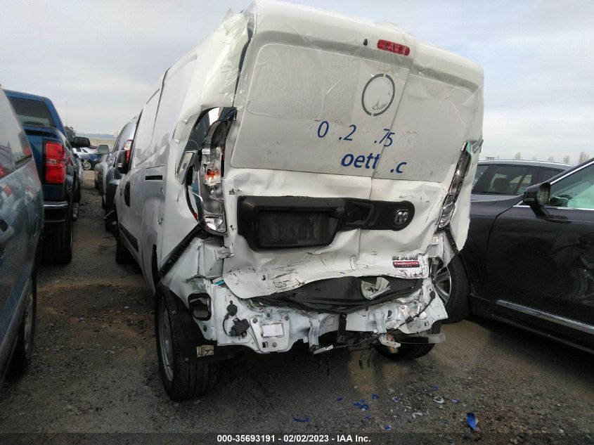 2021 RAM PROMASTER CITY TRADESMAN VIN: ZFBHRFAB5M6S64025