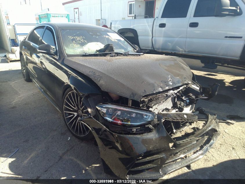 2022 MERCEDES-BENZ S-CLASS S 580 VIN: W1K6G7GB6NA108846