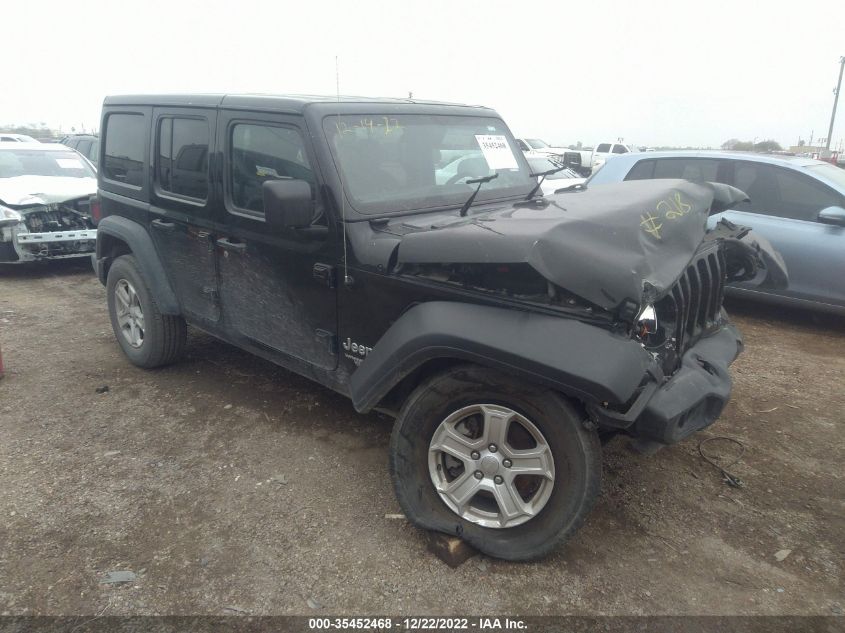 2020 JEEP WRANGLER UNLIMITED SPORT S VIN: 1C4HJXDN8LW224052