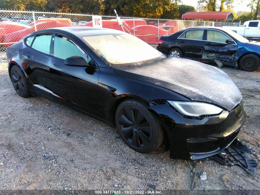 2022 TESLA MODEL S PLAID VIN: 5YJSA1E65NF479159