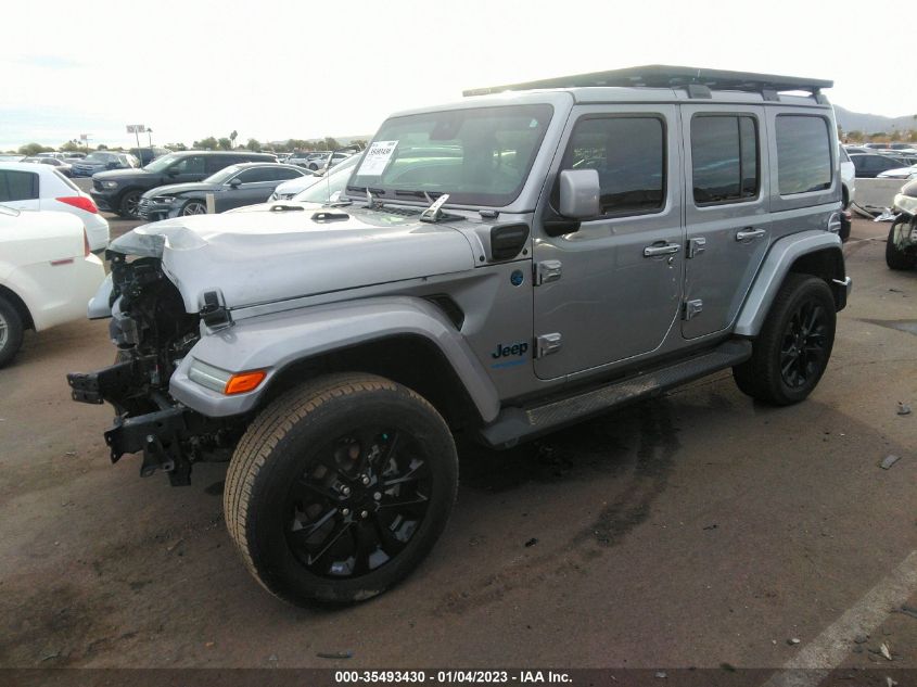 2021 JEEP WRANGLER 4XE UNLIMITED SAHARA HIGH VIN: 1C4JJXP63MW716219