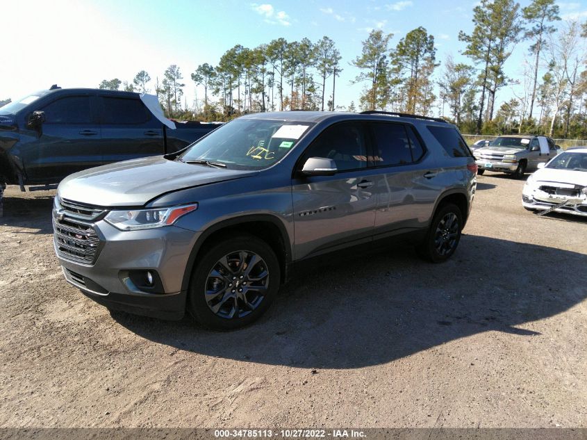 2021 CHEVROLET TRAVERSE RS VIN: 1GNERJKWXMJ141409
