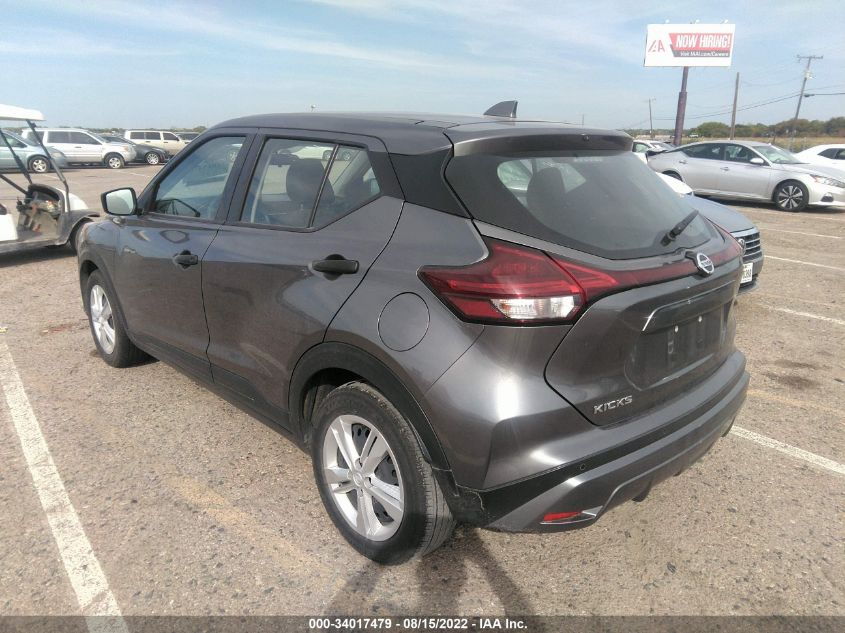2021 NISSAN KICKS S VIN: 3N1CP5BV8ML464535