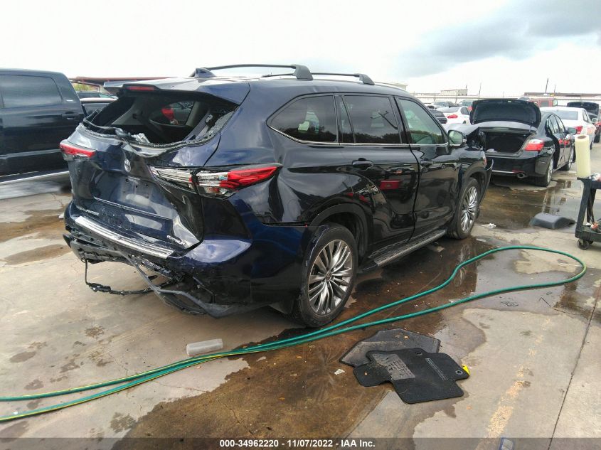 2021 TOYOTA HIGHLANDER PLATINUM VIN: 5TDFZRAH5MS068449