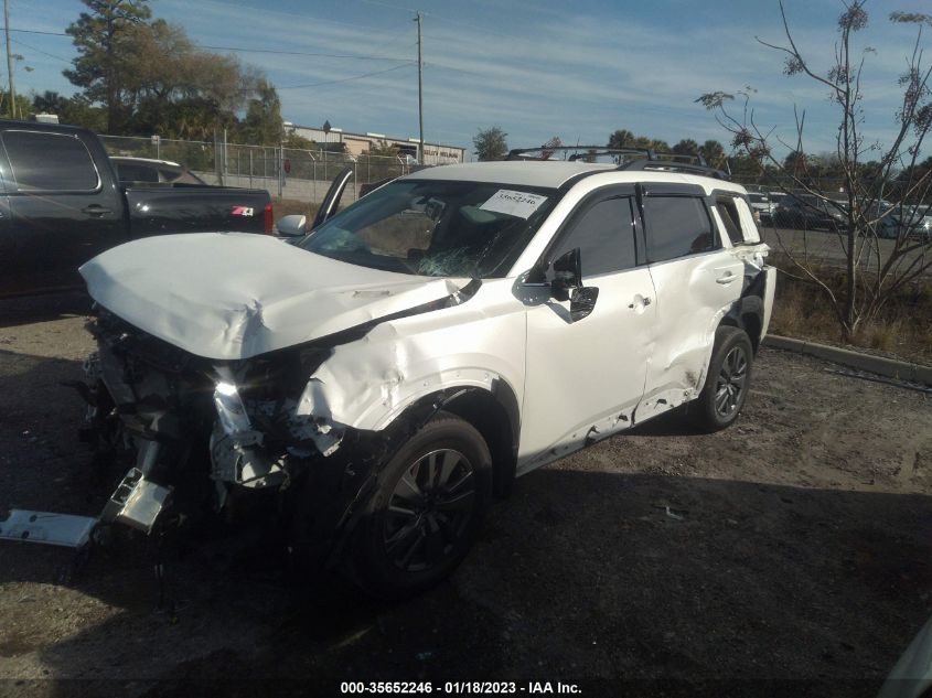 2022 NISSAN PATHFINDER SV VIN: 5N1DR3BC7NC257917