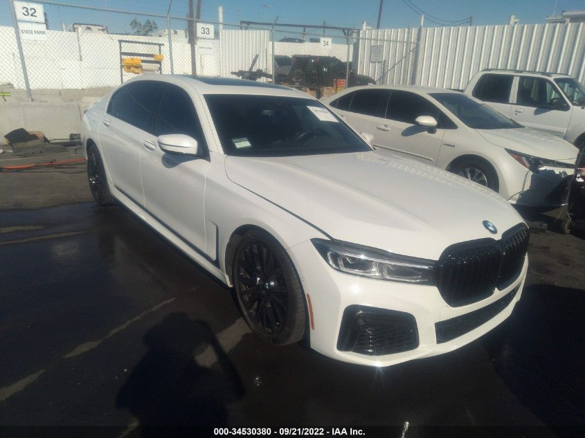 2022 BMW 7 SERIES 740I VIN: WBA7T2C00NCH09885