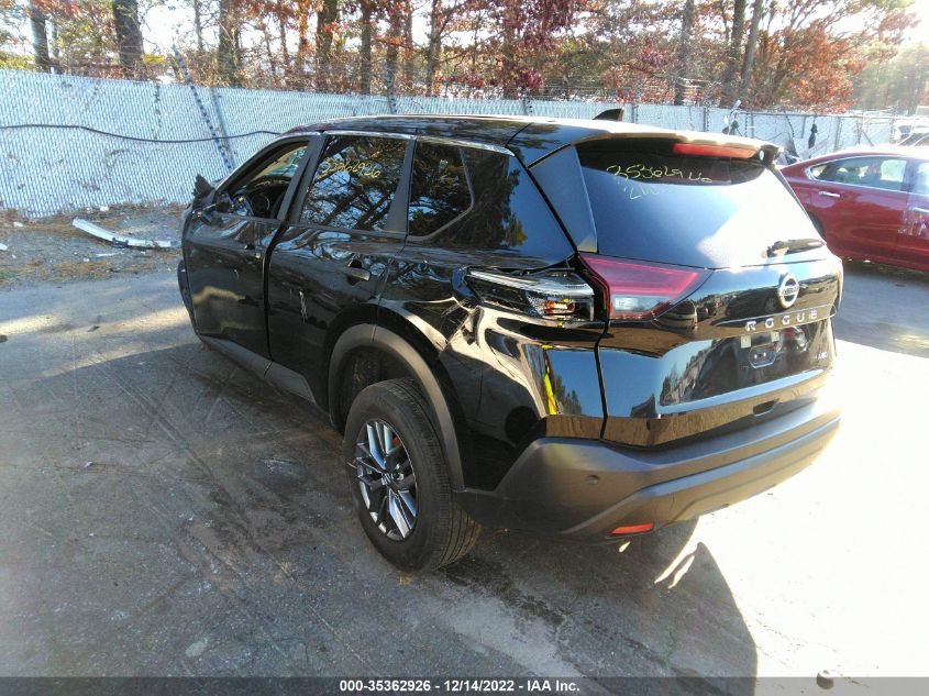 2021 NISSAN ROGUE S VIN: JN8AT3AB2MW207185