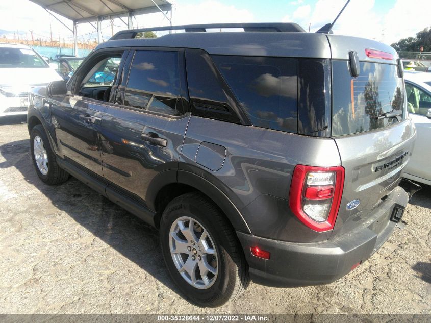 2021 FORD BRONCO SPORT BASE VIN: 3FMCR9A61MRA77052