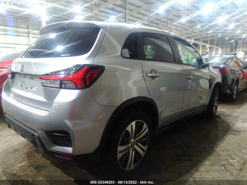 2021 MITSUBISHI OUTLANDER SPORT ES/SE/LE/BE VIN: 004ARUAU9MU005547