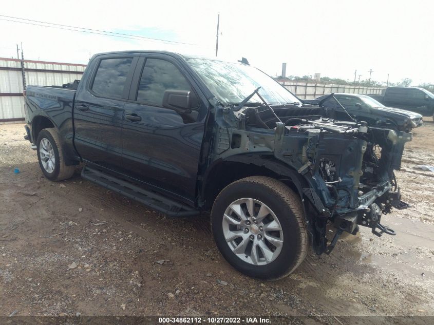 2022 CHEVROLET SILVERADO 1500 CUSTOM VIN: 3GCPABEK9NG622522