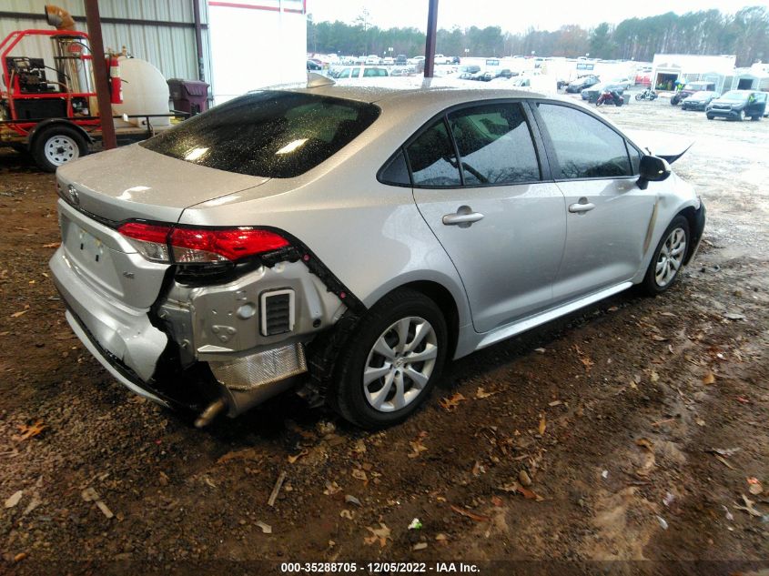 2021 TOYOTA COROLLA LE VIN: JTDEPMAE0MJ155618