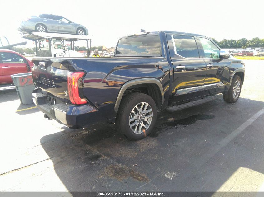 2022 TOYOTA TUNDRA 4WD 1794 EDITION HYBRID VIN: 5TFMC5DB7NX008550