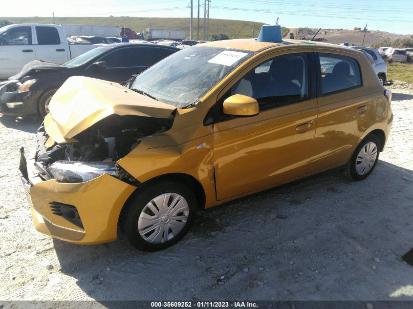 2022 MITSUBISHI MIRAGE ES/LE VIN: ML32AUHJ8NH001533