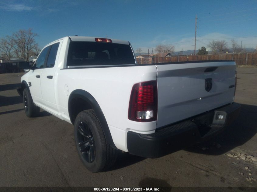 2022 RAM 1500 CLASSIC WARLOCK VIN: 1C6RR7GG9NS237372